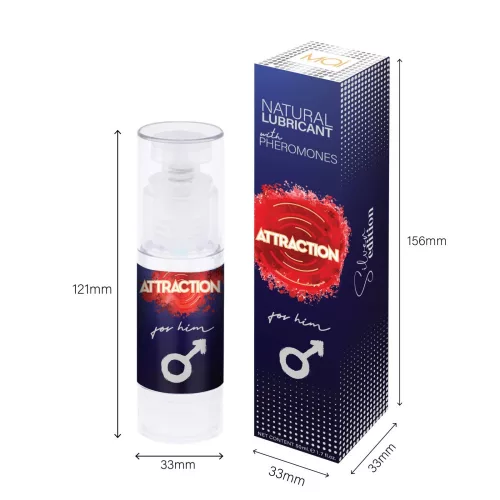 GLIJMIDDEL MET FEROMONEN AANTREKKING VOOR HEM 50 ML