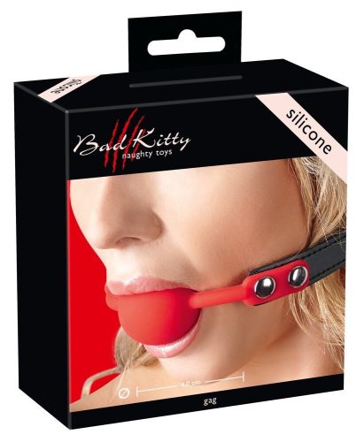 Bad Kitty Red Gag Siliconen