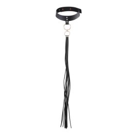 Maze Tassel Choker Zwart