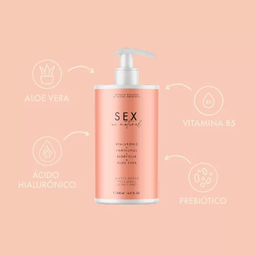 Sex Au Naturel watergebaseerd glijmiddel (500ml)