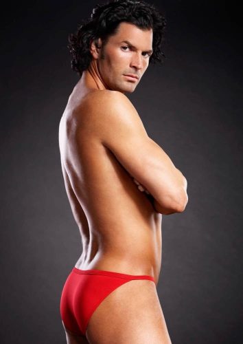 Microvezelzakje Bikini Rood L/XL