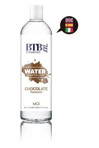 BTB WATERGEBASEERDE CHOCOLADE SMEERMIDDEL MET SMAAK 250ML