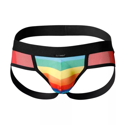 C4M-Gemengde Jockstrap-Regenboog-L