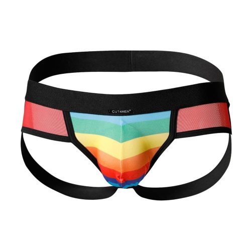 C4M-Gemengde Jockstrap-Regenboog-XL