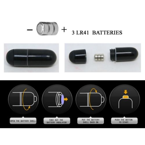 BAILE - BRAVE MAN PÉNISZFEDŐ NYÚL FEKETE 16,5 CM