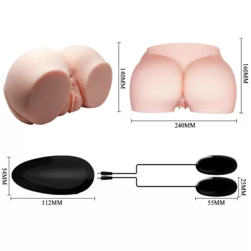 CRAZY BULL – REÁLIS VAGINA ÉS VÉGBÉLNYÍLÁS REZGÉSSEL