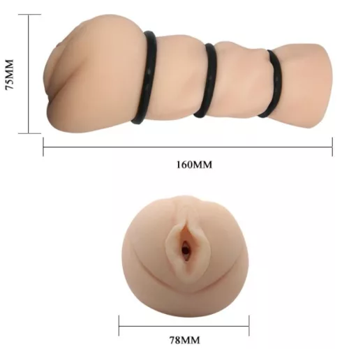 CRAZY BULL – VAGINA MASZTURBÁTOR GYŰRŰKKEL