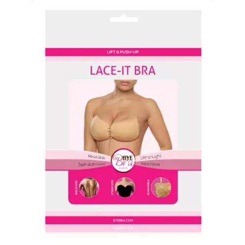 BYE-BRA - LACE-IT ENHANCEMENT PUSH-UP FEKETE KOSÁR A