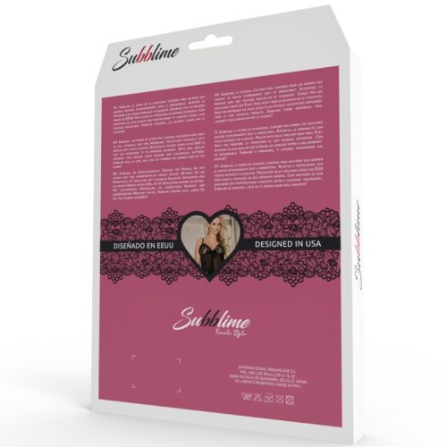 SUBBLIME - BABYDOLL CSIPKE SZÉLESÍTETT UJJAK S/M