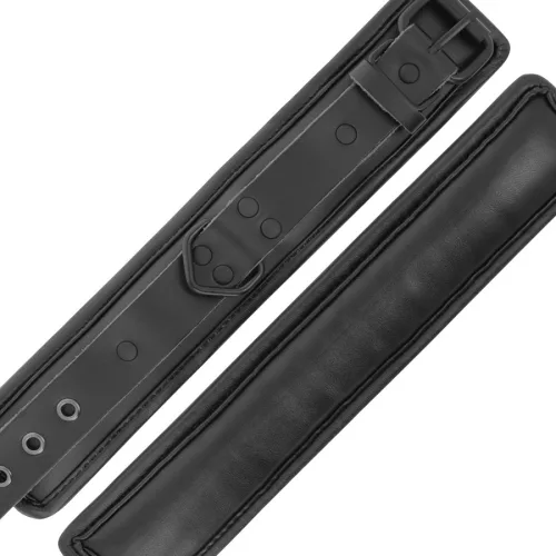 SÖTÉTSÉG – ÁLLÍTHATÓ BOKÁBILINCS FEKETE BŐR