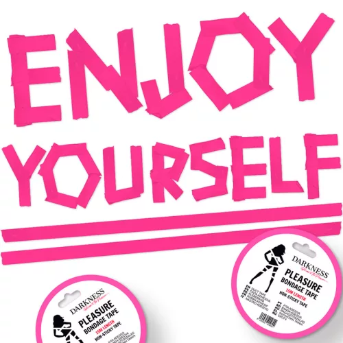 SÖTÉTSÉG - NEM RAGADÓS RÓZSASZÍN KÖTÖZŐKAZETTA 15 M