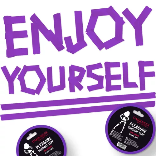 SÖTÉTSÉG - RAGADÓS LILA KÖTÖZŐSZALAG 15M