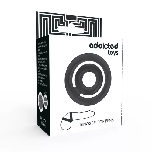 FÜGGŐ JÁTÉKOK - POTENZ - C-RING PÉNISZ FEKETE