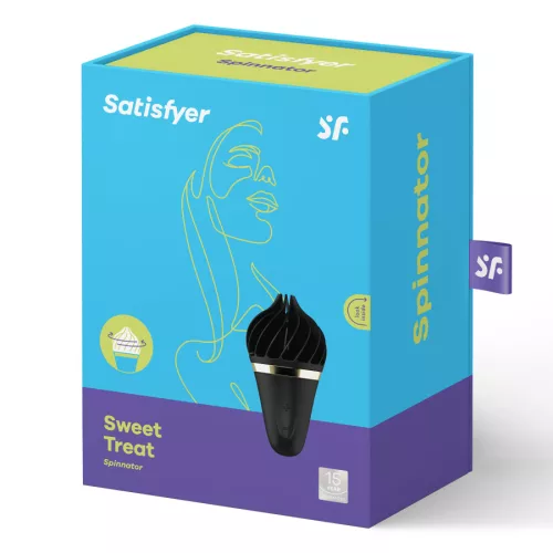 SATISFYER - SWEET JUTTU SPINNATOR BLACK