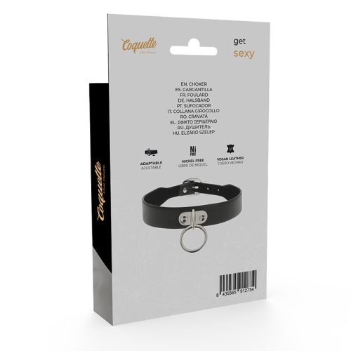 COQUETTE CHIC DESIRE – VEGÁN BŐR NYAKLÁNC NŐI FETIS KIEGÉSZÍTŐ