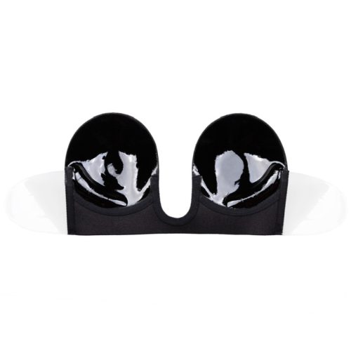 VISZONT - FOGANTYÚ NÉLKÜLI MELLTARTÓ FORMA U FEKETE KOSÁR B