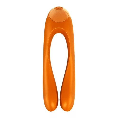 SATISFYER - CANDY CANE FINGER VIBRATOR ORANGE