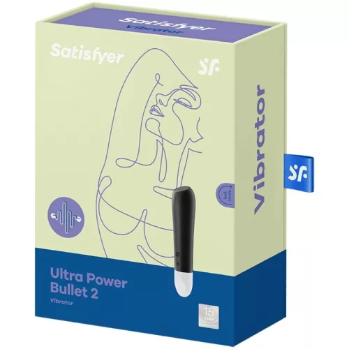 SATISFYER - ULTRA POWER BULLET 2 BLACK
