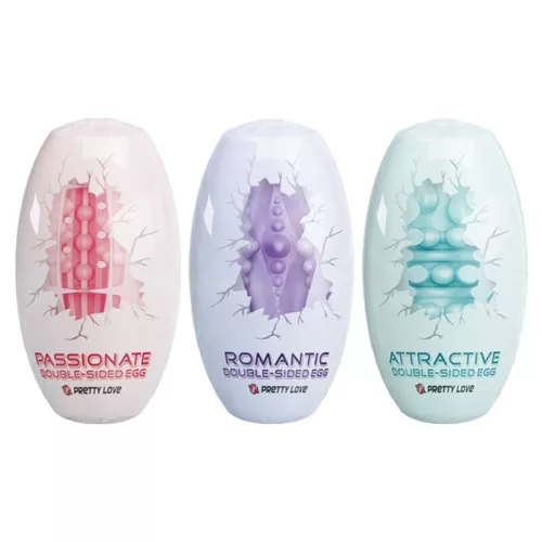 PRETTY LOVE - KÉTOLDALÚ MASZTURBÁTOR TOJÁS 15 EGYSÉG