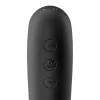 SATISFYER - DUAL KISS AIR PULSE VIBRÁTOR FEKETE