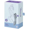 SATISFYER - CURVY TRINITY 3 LÉGPULZUS VIBRÁTOR SZÜRKE