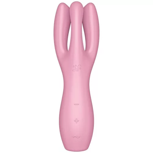 SATISFYER - HÁRMAS, 3 VIBRÁTOR PINK