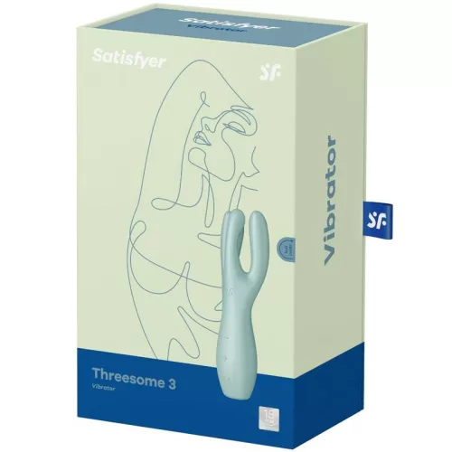 SATISFYER - HÁROMSZA 3 VIBRÁTOR MINT