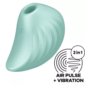   SATISFYER - PEARL DIVER LÉGPULZUSSTIMULÁTOR ÉS VIBRÁTOR ZÖLD