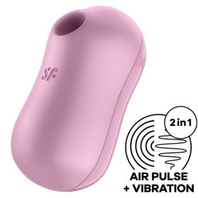   SATISFYER - VATTACUKOR LEVEGŐ PULZUSSTIMULÁTOR ÉS VIBRÁTOR LILAC