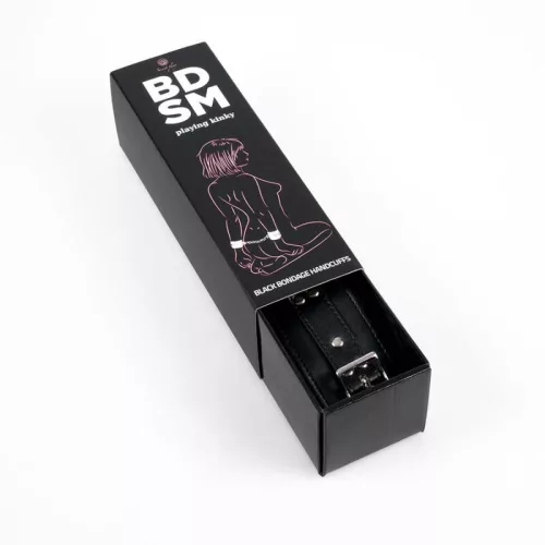 SECRETPLAY - FEKETE KÖTÖZÉS BILINCSEK BDSM KOLLEKCIÓ