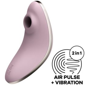   SATISFYER - VULVA LOVER 1 LÉGPULZUSSTIMULÁTOR ÉS VIBRÁTOR VIOLET