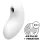 SATISFYER - VULVA LOVER 2 AIR PULSE STIMULATOR & VIBRATOR WHITE