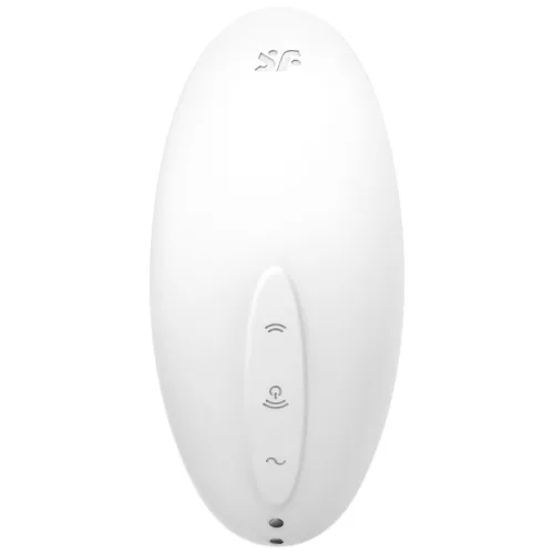 SATISFYER - VULVA LOVER 2 AIR PULSE STIMULATOR & VIBRATOR WHITE
