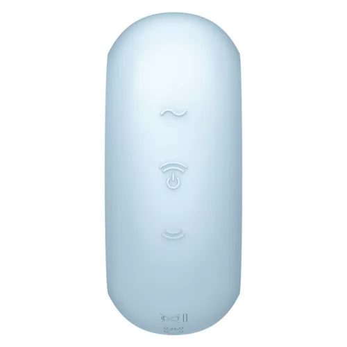 SATISFYER - PRO TO GO 3 DUPLA LÉGPULZUS STIMULÁTOR ÉS VIBRÁTOR KÉK