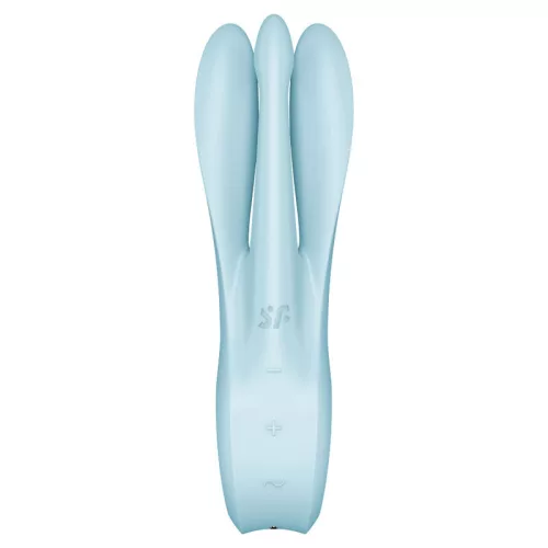 SATISFYER - HÁRMAS 1 VIBRÁTOR KÉK