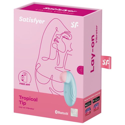 SATISFYER - TRÓPUSI TIPP LEFEKTETETT VIBRÁTOR KÉK