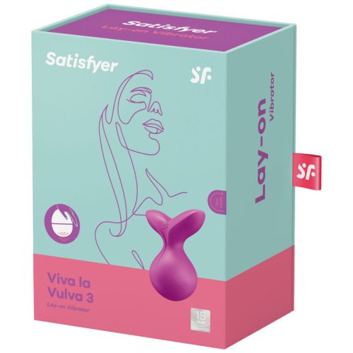 SATISFYER - VIVA LA VULVA 3 LE-ON VIBRÁTOR VIOLET