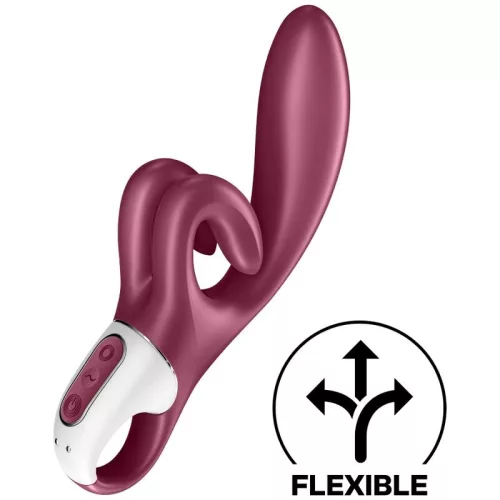 SATISFYER - TOUCH ME RABBIT VIBRÁCIÓ PIROS