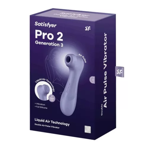 SATISFYER - PRO 2 GENERÁCIÓ 3 FOLYÉKONY LEVEGŐ TECHNOLÓGIA LILA