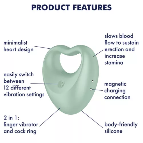 SATISFYER - TÖKÉLETES PÁR 3 ZÖLD