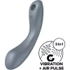 SATISFYER - CURVE TRINITY 1 LEVEGŐ IMPULZUS REZGÉS SZÜRKE