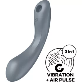 SATISFYER - CURVE TRINITY 1 LEVEGŐ IMPULZUS REZGÉS SZÜRKE