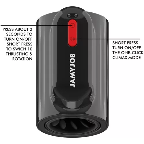 JAMYJOB – VORTEX TOLÓZÁS ÉS 360 FOKOS FORGATÁS TECHNOLÓGIAI TURBÓ MÓD MASZTURBÁTOR