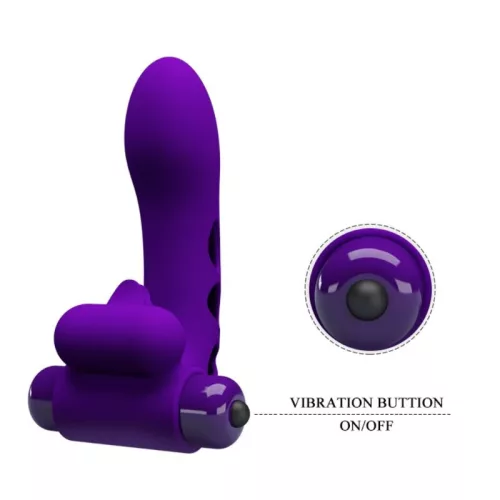 PRETTY LOVE - ORLANDO PURPLE VIBRATOR UJJFEDŐ