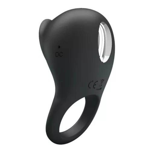 PRETTY LOVE - REZGŐ PÉNISZGYŰRŰ FEKETE NYELVVEL