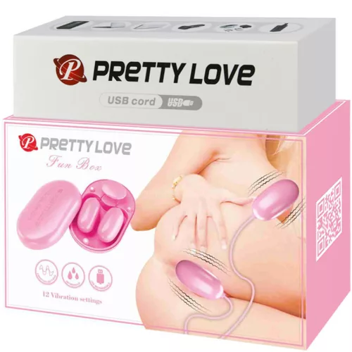 PRETTY LOVE - FUN BOX PINK VIBRÁLÓ GOLYÓ
