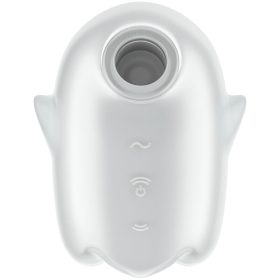   SATISFYER - VILÁGÍTÓ SZELLEM LÉGPULZUS ÉS VIBRÁTOR FEHÉR