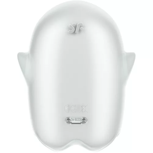 SATISFYER - VILÁGÍTÓ SZELLEM LÉGPULZUS ÉS VIBRÁTOR FEHÉR