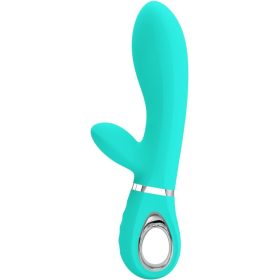   PRETTY LOVE - THOMAS MULTIFUNCTION G-SPOT VIBRÁTOR AQUA GREEN
