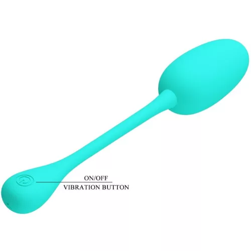 PRETTY LOVE - KNUCKER WATER GREEN ÚJRATÖLTHETŐ REZGŐ TOJÁS